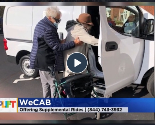CBS Minnesota interview for Uplife WeCAB Ride Service video